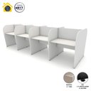 Ver imagem 4 de Plataforma de Trabalho Atendimento 8 Pessoas 3,70m Cinza F5 Cor:cinza