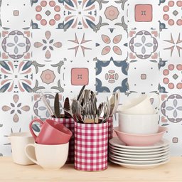 Adesivo de Azulejo Bragança 10x10 cm com 50un - 1