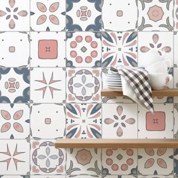 Adesivo de Azulejo Bragança 10x10 cm com 50un - 2