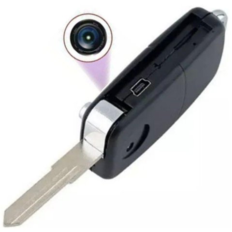 Camera Espia Chave Canivete Grava Filma com Memoria Interna