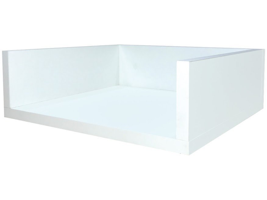 Prateleira Nicho Para Air Fryer E Cafeteira Branco Mdf 18 Mm - 6