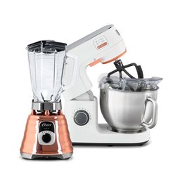 Kit Batedeira Planetária Heatsoft e Liquidificador New Osterizer Cobre - 127V - 7