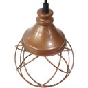 Ver imagem 5 de Pendente Aramado Esfera Balonê Cobre Rose Gold Lustre Luminária Teto Regulável Sala Cozinha Agp Ilum