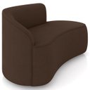 Ver imagem 6 de Sofá 2 Lugares para Sala 140cm Orgânico Wendi Suede Marrom I01 - Mpozenato