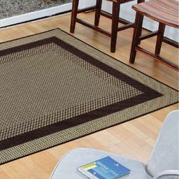 Tapete para Sala 1,50m X 2,00m Sisal Antiderrapante sem Pelo Lâncer - 590 Tabaco - 3