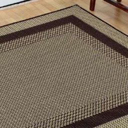 Tapete para Sala 1,50m X 2,00m Sisal Antiderrapante sem Pelo Lâncer - 590 Tabaco - 4