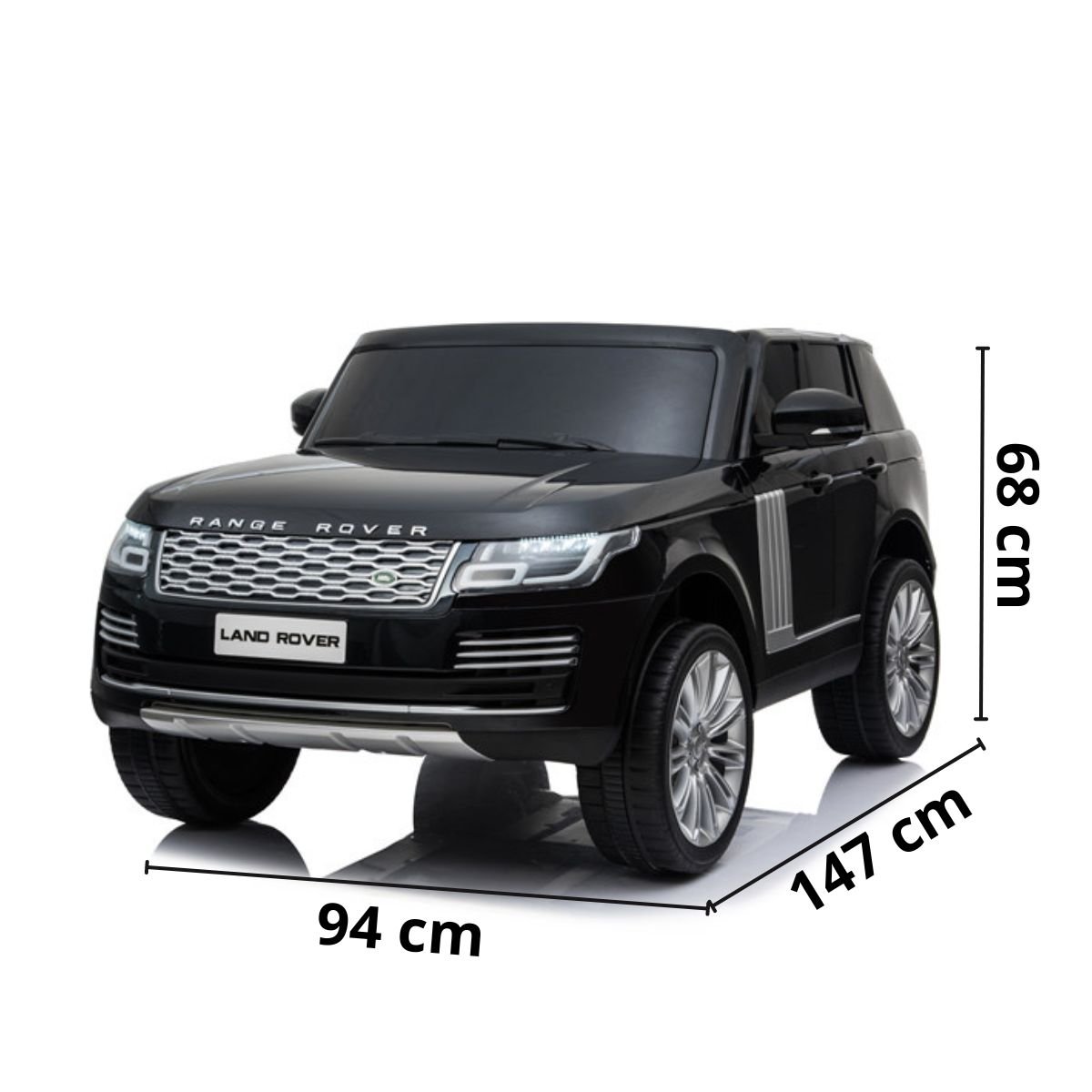 Mini Carro Elétrico Infantil 24v Range Rover Banco de Couro Mp5 Controle Brinqway Bw-122mp5 Bw-122mp - 2