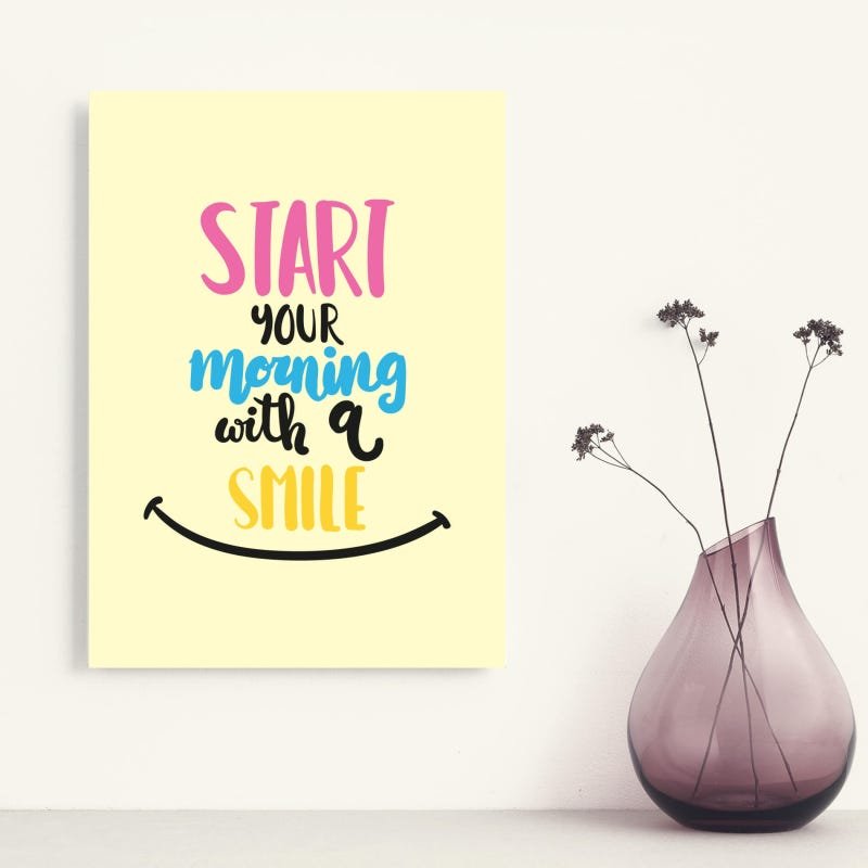 Kit Placas Decorativas Frases Positivas Em Inglês - 3