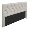 Cabeceira King 195 Cm Cama Box King Corano Bege - 1