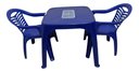 Ver imagem 2 de Mesa Infantil Azul + 02 Cadeira Infantil Plasnorthon Kit