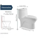 Ver imagem 2 de VASO Sanitário ADAMAS ADM-616