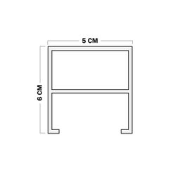 Combo 5 Brises de Teto Freijó Wpc Interno + Kit Instalação - 5
