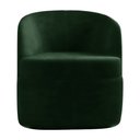 Ver imagem 7 de Kit 2 Poltronas Decorativas Design Moderno Bel Sala de Estar Base Giratória Veludo Verde G33 - Gran