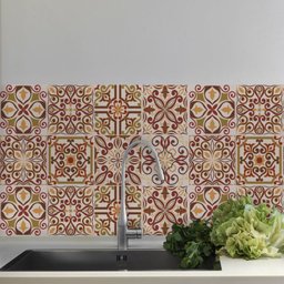 Adesivo de Azulejo Barroco 15x15 cm com 18un - 2