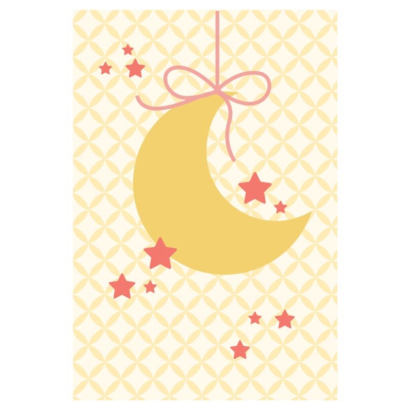 Placa Decorativa para Quarto de Bebê Lua e Estrelas 20x30cm - 2