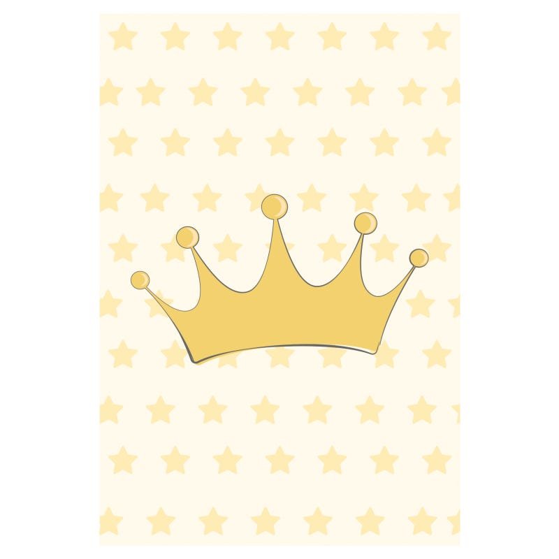 Placa Decorativa Quarto Bebê Ursinha Princesa Coroa 20x30cm - 2