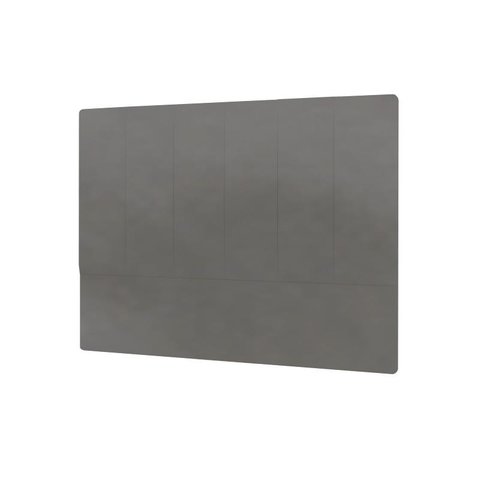 Cabeceira Cintra Plus Queen 1600mm Veludo Slim Chumbo - Simbal