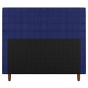 Ver imagem 3 de Cabeceira Cama Box Casal King Size Parisis 195cm Veludo Azul - Abmaza