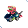 Brinquedo Carrinho Que Vira Robô Dinossauro Com Luz Som 2 Modos:Vermelho - 1
