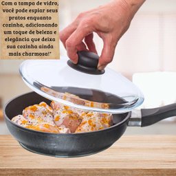 Tampa Panela de Vidro Nº30 Resistente P/ Panelas 30 a 31cm. - 7