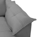 Ver imagem 7 de Sofá 3 Lugares Retrátil Reclinável para Sala 230cm Giotto F04 Veludo Cinza - Lyam Decor