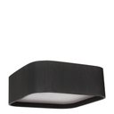Ver imagem 3 de Lustre Plafon Madeira Arredondado Preto 35x35cm