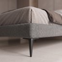 Ver mais imagens de Cama Base Box King Unique 193x203 Sommier Moderno Pés de Ferro Bouclê Cinza - Desk Design