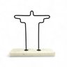 Escultura Aluminio Cristo Redentor15x5x15cm - 2
