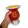 Cuia Bocal de Prata 600 Chapinha de Ouro 12k - 2