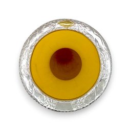 Cuia Bocal de Prata 600 Chapinha de Ouro 12k - 3