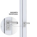 Ver imagem 6 de Porta de Alumínio de Giro com Vidro Temperado 215x90cm Lucasa Eccellente Abertura Direita