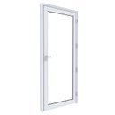 Ver imagem 2 de Porta de Alumínio de Giro com Vidro Temperado 215x90cm Lucasa Eccellente