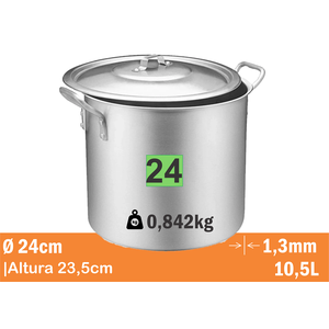 Caldeirao Standard Nr 24 10,5l Real 9324
