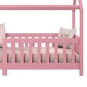 Ver imagem 5 de Cama Infantil Montessoriana Casa Madeira com Estrado Nina Rosa Idimex