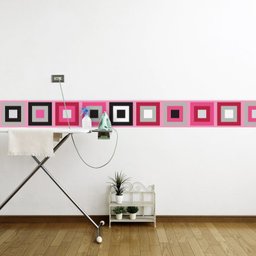 Adesivo de Azulejo Rosa 10x10 cm com 50un - 4