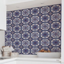 Adesivo de Azulejo Lisboa 10x10 cm com 50un - 1