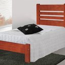 Ver imagem 1 de Cama de Solteiro Moscou de Madeira Angelim Mel