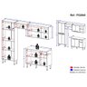 Cozinha Compacta Multimóveis Xangai Plus Fg2840 Multimóveis Branca - 4