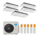 Ver imagem 1 de Ar Condicionado Multi Split Inverter Midea 42.000 BTUS (5X Evap Cassete 1 Via 12.000) Quente e Frio