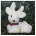 Ver imagem 1 de Kit 4 Bonecos de Natal Enfeite Natalino Rena Felpuda 20cm