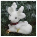 Ver imagem 4 de Kit 4 Bonecos de Natal Enfeite Natalino Rena Felpuda 20cm