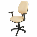 Ver imagem 2 de Cadeira Escritório Ergonômica NR17 Executiva Giratória Work Braços Ajuste Encosto e Altura