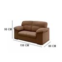 Ver imagem 4 de Conjunto Sofá 3 e 2 Lugares Suede Istambul Flash - Marrom