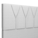 Ver imagem 7 de Cabeceira Cama Box Casal King 195 cm Aurora W01 Linho Cinza - Lyam Decor