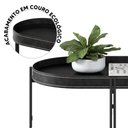 Ver imagem 3 de Mesa de Centro Industrial para Sala Preto Mônaco Linea Brasil