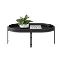 Ver imagem 2 de Mesa de Centro Industrial para Sala Preto Mônaco Linea Brasil