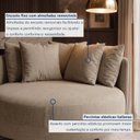 Ver imagem 5 de Poltrona Redonda Decorativa 2 Lugares com Almofadas 150cm Soho