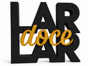 Ver imagem 1 de Placa Decoração para Casa Lar Doce Lar:Preto