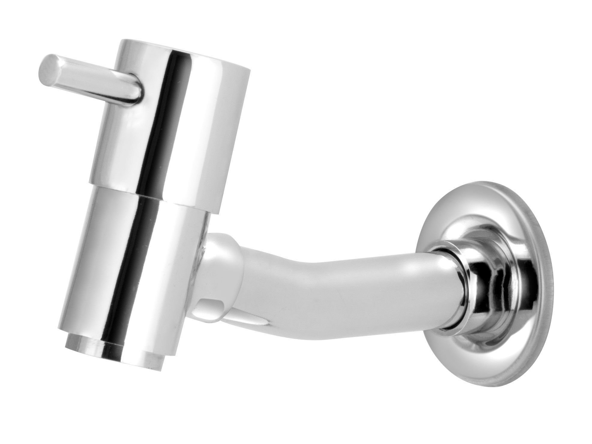 Torneira Reta Parede para Tanque Jardim Lavatório Metal 1/4v - 1