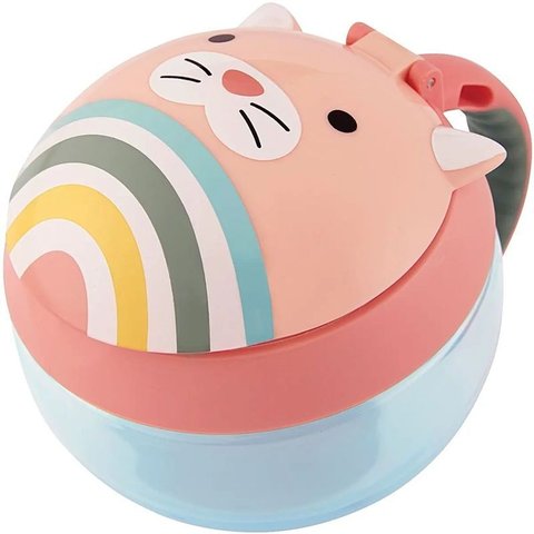 Porta Snack Zoo Gatinha Rosa - Skip Hop